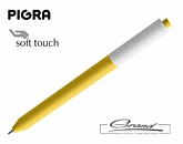 Ручка шариковая «Pigra P03 » софт-тач, желтая