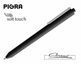 Ручка шариковая «Pigra P03 » софт-тач (черная)