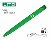 Ручка шариковая «Trinity K transparent Gum», темно-зеленая
