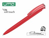 Ручка шариковая «Trinity K transparent Gum», красная