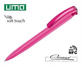 Ручка шариковая «Trinity K transparent Gum», розовая