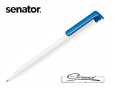 Ручка шариковая «Super Hit Basic», белая с синим