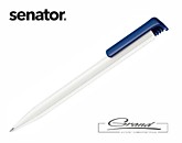 Ручка шариковая «Super Hit Basic», белая с темно-синим