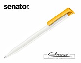 Ручка шариковая «Super Hit Basic», белая с желтым