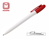 Ручка шариковая «Bay BC», белая с красным
