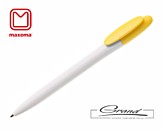 Ручка шариковая «Bay BC», белая с желтым