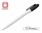 Ручка шариковая «Bay BC», белая с черным