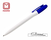 Ручка шариковая «Bay BC», белая с темно-синим