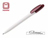 Ручка шариковая «Bay BC», белая с бордовым