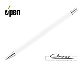 Ручка шариковая Slim Beam, белая