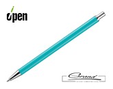 Ручка шариковая Slim Beam, бирюзовая
