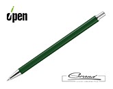 Ручка шариковая Slim Beam, зеленая