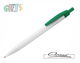 Ручка «Argos White», белая с зеленым