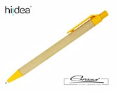 Ручка шариковая из картона «Tori», желтая