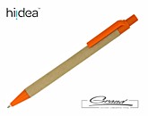Ручка шариковая из картона «Tori», оранжевая