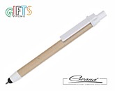 Ручка-стилус «Compo Stylus» из картона, белая
