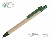 Ручка-стилус «Compo Stylus» из картона, зеленая