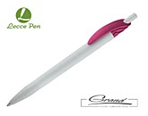 Эко-ручка шариковая «Re-Pen Push», розовая