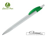 Эко-ручка шариковая «Re-Pen Push», зеленая
