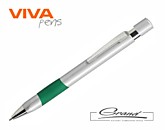Ручка шариковая «Eve Silver», серебро с зеленым