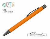 Ручка металлическая «Seattle», оранжевая