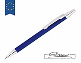 Ручка металлическая «Calvin Soft», синяя