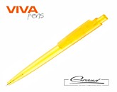 Ручка пластиковая шариковая «Vini Color», желтая