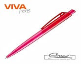 Ручка пластиковая шариковая «Vini Color», красная