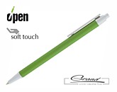 Ручка шариковая «Button Up», зеленая