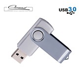 Флешка «Twist USB 3.0», серебряная