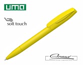 Ручка шариковая пластиковая «Coral Gum», желтая