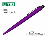 Ручка шариковая «Lumos M» soft-touch, фиолетовая