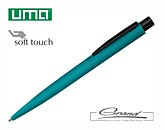 Ручка шариковая «Lumos M» soft-touch, бирюзовая