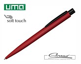 Ручка шариковая «Lumos M» soft-touch, красная