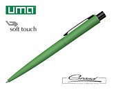 Ручка шариковая «Lumos M» soft-touch, зеленая