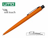 Ручка шариковая «Lumos M» soft-touch, оранжевая
