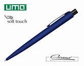 Ручка шариковая «Lumos M» soft-touch, темно-синяя