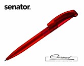Ручка шариковая «Verve Clear», красная | Ручки Senator |