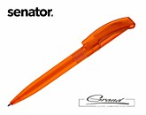 Ручка шариковая «Verve Clear», оранжевая | Ручки Senator |