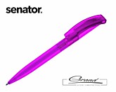 Ручка шариковая «Verve Clear», розовая | Ручки Senator |