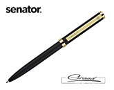 Ручка шариковая «Delgado Classic», матово-черный/золотистый