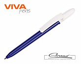 Ручка пластиковая «Fill Classic»,темно-синяя с белым
