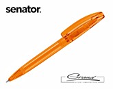 Ручка шариковая «Bridge Clear», оранжевая