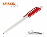 Ручка шариковая «Vini White Bis», белая с красным