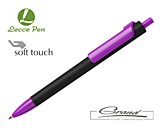 Ручка «Forte Soft Black» в СПб, черная с фиолетовым