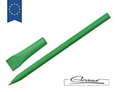 Ручка из картона «Recycled», зеленая