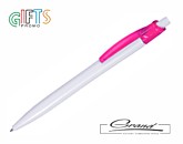 Ручка шариковая «Canyon Frost», белая с розовым