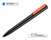 Ручка «Split Black Neon», черная с красным