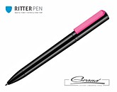 Ручка «Split Black Neon», черная с розовым