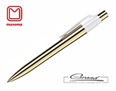Ручка шариковая «Mood Golden», с белым клипом